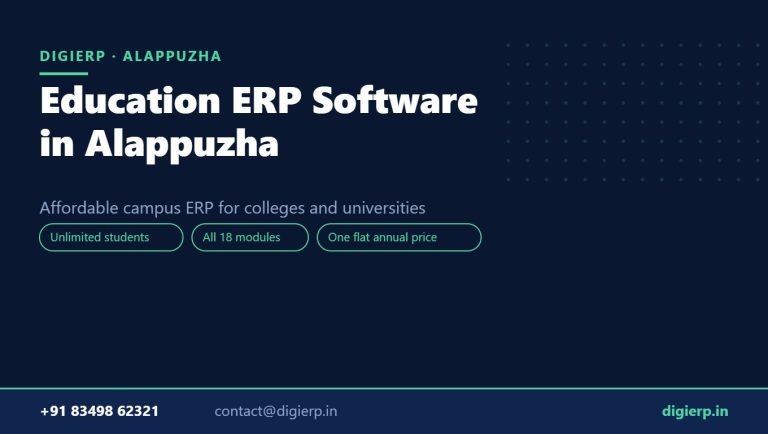 DigiERP campus ERP software for colleges and universities in Alappuzha