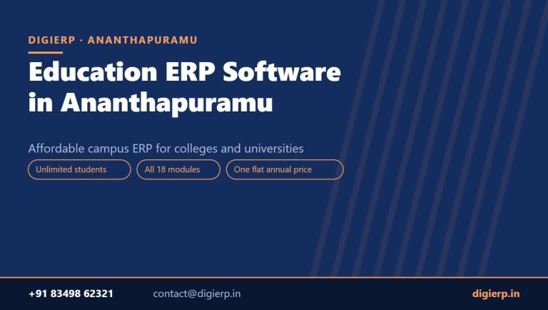 DigiERP campus ERP software for colleges and universities in Ananthapuramu