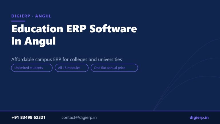 DigiERP campus ERP software for colleges and universities in Angul