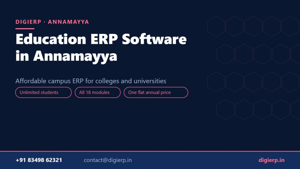 DigiERP campus ERP software for colleges and universities in Annamayya