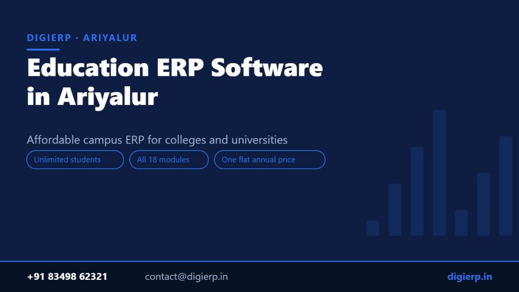 DigiERP campus ERP software for colleges and universities in Ariyalur