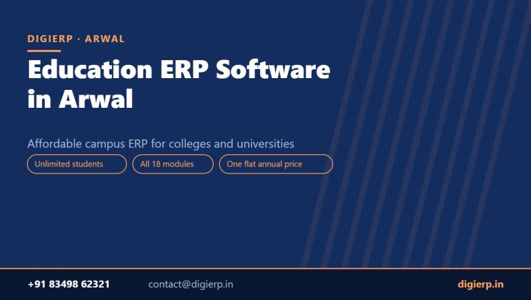 DigiERP campus ERP software for colleges and universities in Arwal