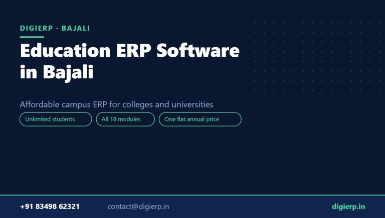 DigiERP campus ERP software for colleges and universities in Bajali