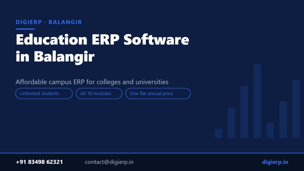 DigiERP campus ERP software for colleges and universities in Balangir