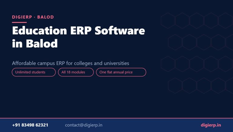 DigiERP campus ERP software for colleges and universities in Balod