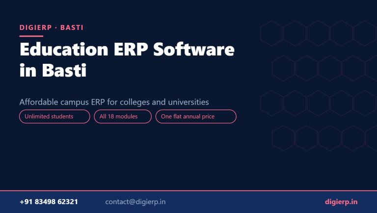 DigiERP campus ERP software for colleges and universities in Basti