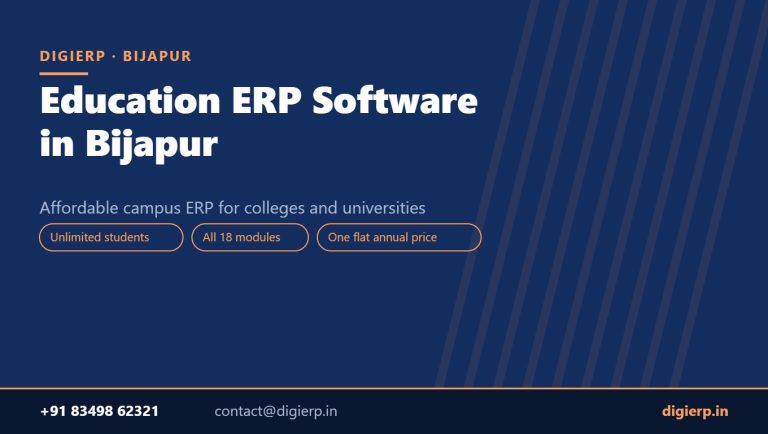 DigiERP campus ERP software for colleges and universities in Bijapur