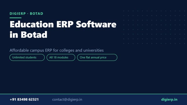 DigiERP campus ERP software for colleges and universities in Botad