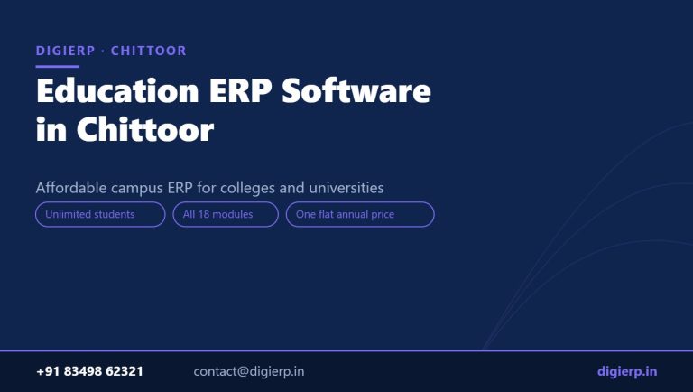 DigiERP campus ERP software for colleges and universities in Chittoor