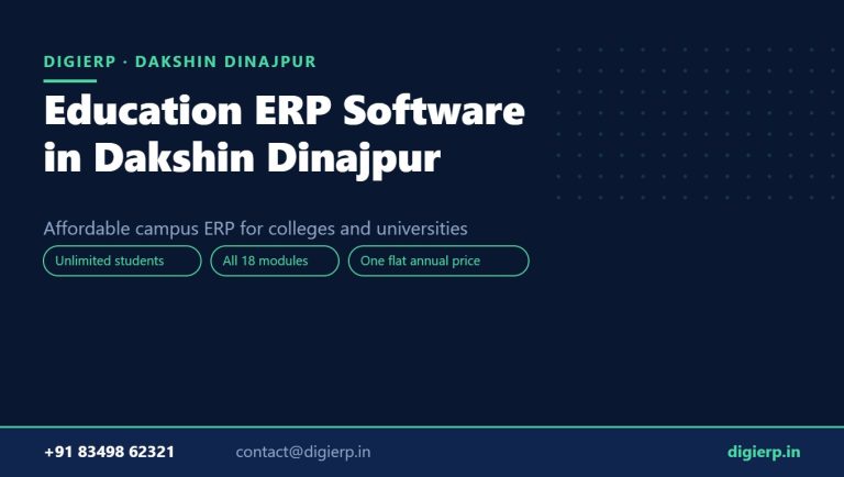 DigiERP campus ERP software for colleges and universities in Dakshin Dinajpur