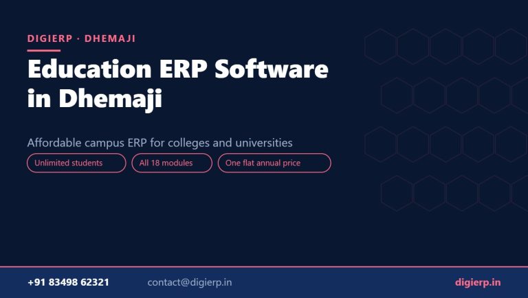 DigiERP campus ERP software for colleges and universities in Dhemaji