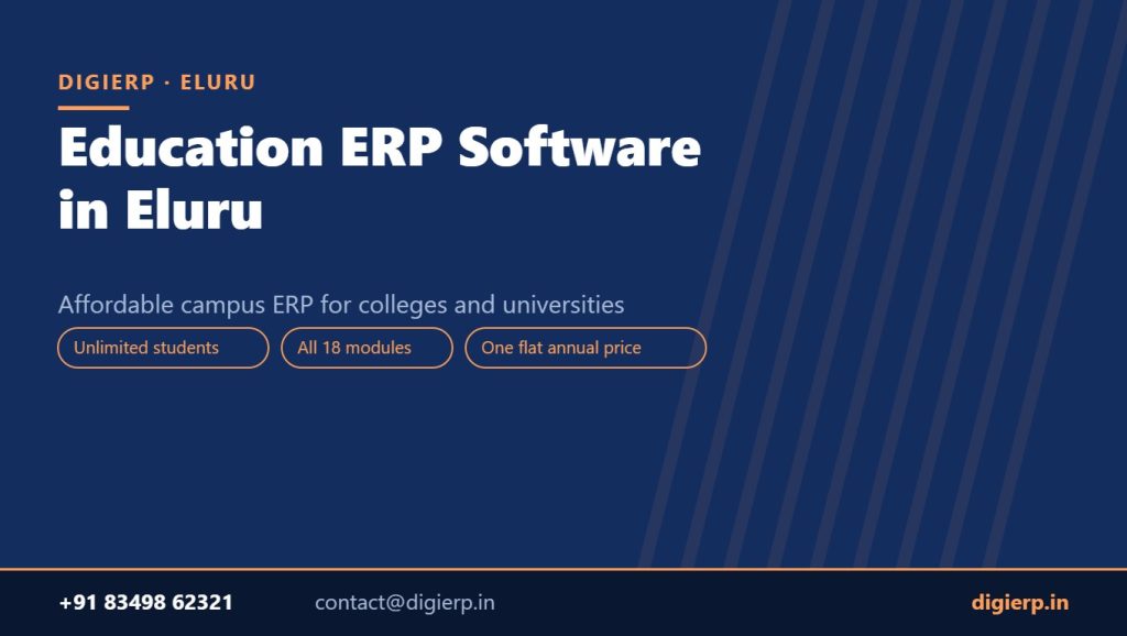 DigiERP campus ERP software for colleges and universities in Eluru
