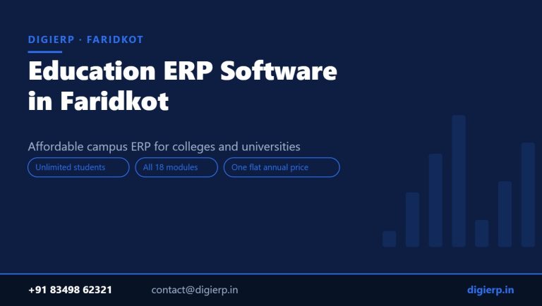 DigiERP campus ERP software for colleges and universities in Faridkot