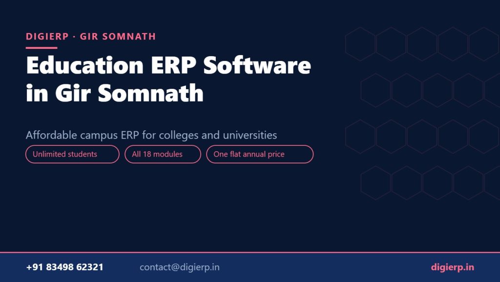 DigiERP campus ERP software for colleges and universities in Gir Somnath