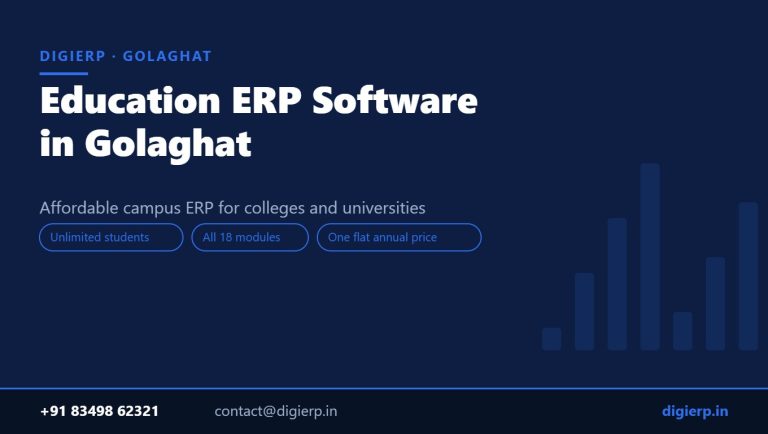 DigiERP campus ERP software for colleges and universities in Golaghat