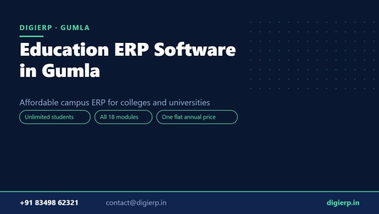 DigiERP campus ERP software for colleges and universities in Gumla