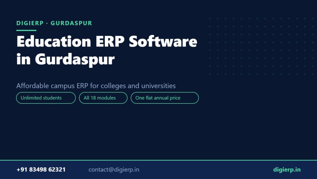 DigiERP campus ERP software for colleges and universities in Gurdaspur