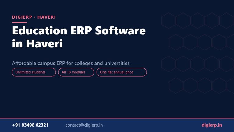 DigiERP campus ERP software for colleges and universities in Haveri