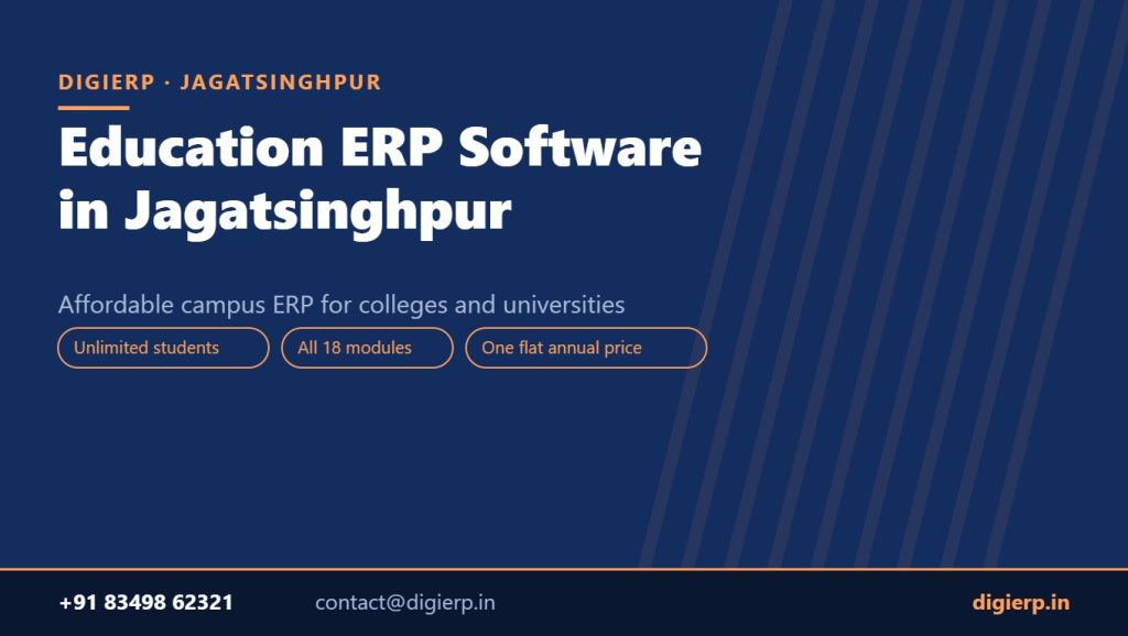 DigiERP campus ERP software for colleges and universities in Jagatsinghpur