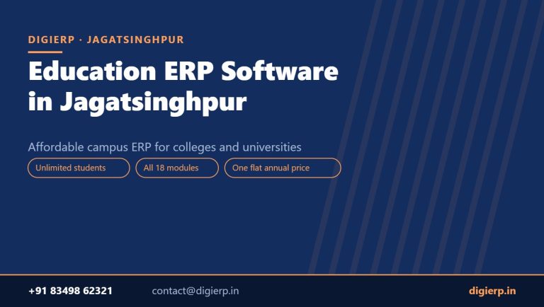 DigiERP campus ERP software for colleges and universities in Jagatsinghpur
