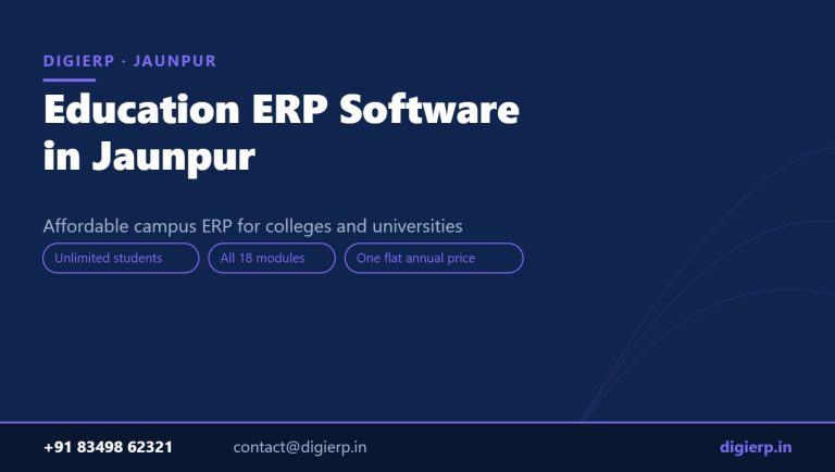 DigiERP campus ERP software for colleges and universities in Jaunpur