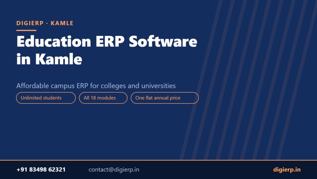 DigiERP campus ERP software for colleges and universities in Kamle