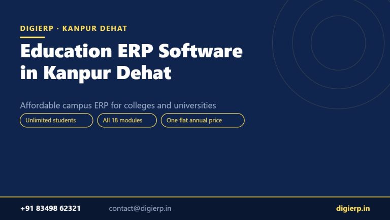 DigiERP campus ERP software for colleges and universities in Kanpur Dehat