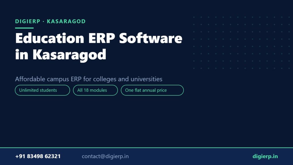 DigiERP campus ERP software for colleges and universities in Kasaragod