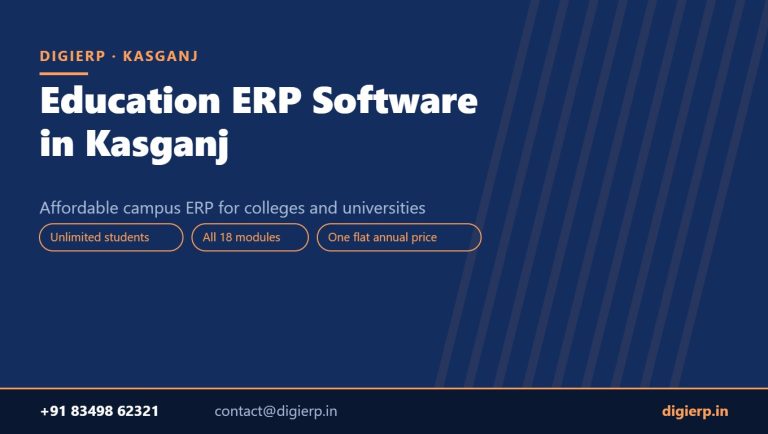 DigiERP campus ERP software for colleges and universities in Kasganj