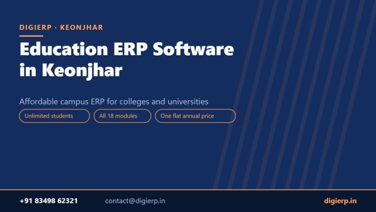 DigiERP campus ERP software for colleges and universities in Keonjhar