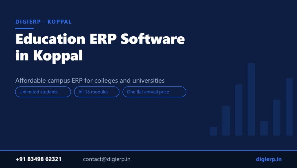 DigiERP campus ERP software for colleges and universities in Koppal