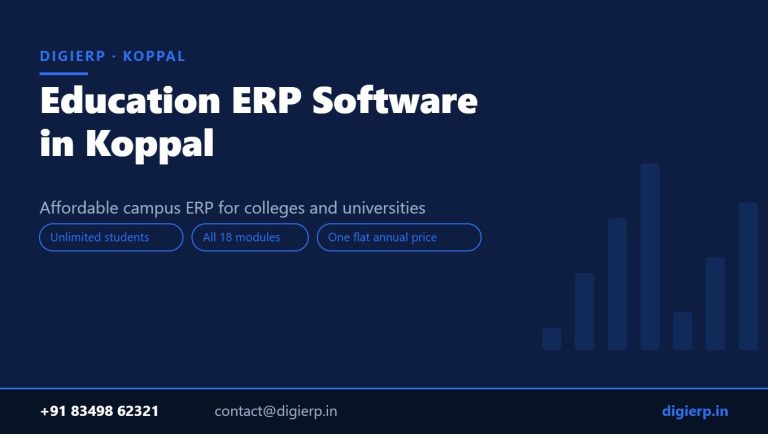 DigiERP campus ERP software for colleges and universities in Koppal