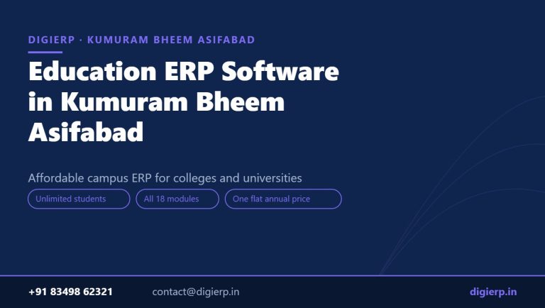 DigiERP campus ERP software for colleges and universities in Kumuram Bheem Asifabad