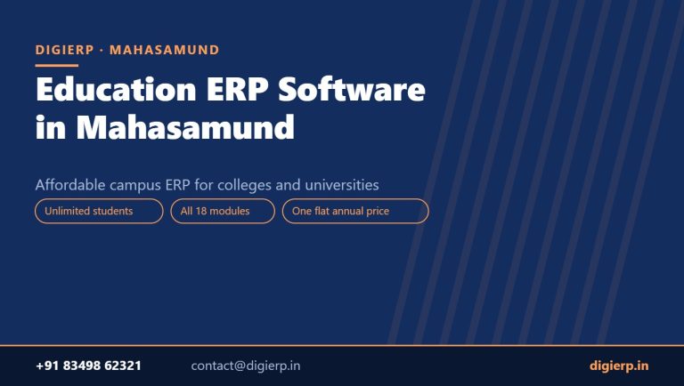 DigiERP campus ERP software for colleges and universities in Mahasamund