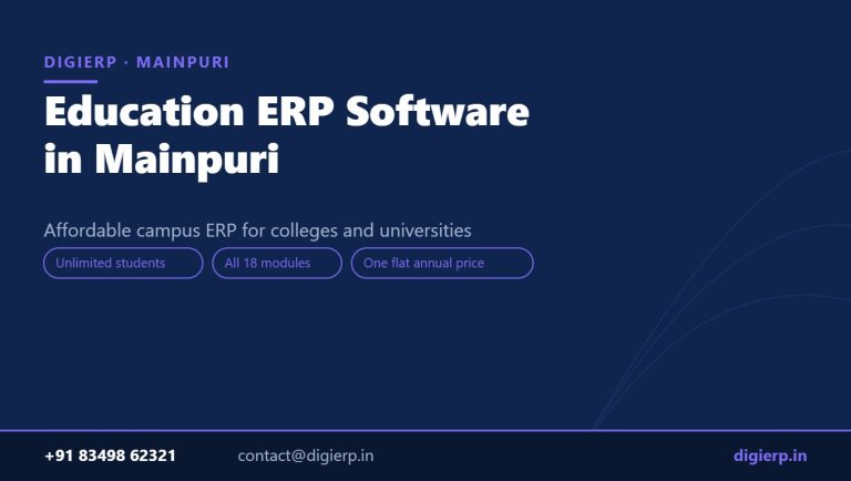 DigiERP campus ERP software for colleges and universities in Mainpuri