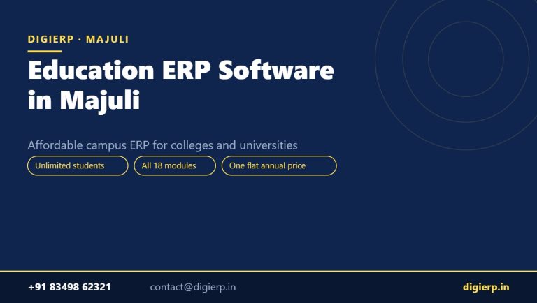 DigiERP campus ERP software for colleges and universities in Majuli