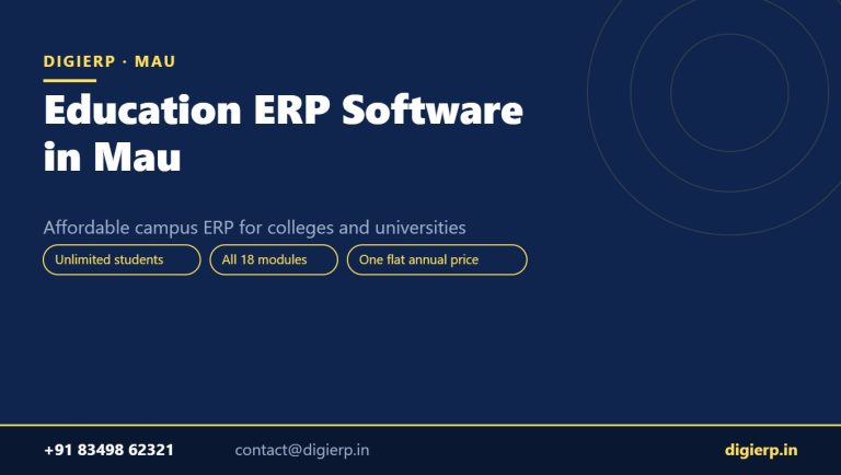 DigiERP campus ERP software for colleges and universities in Mau