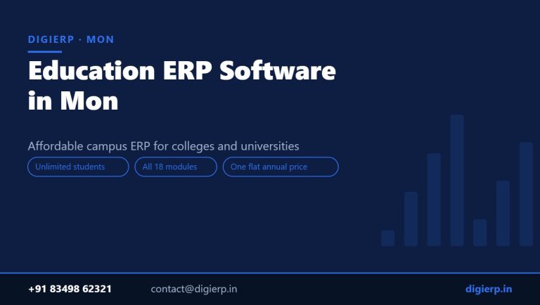 DigiERP campus ERP software for colleges and universities in Mon