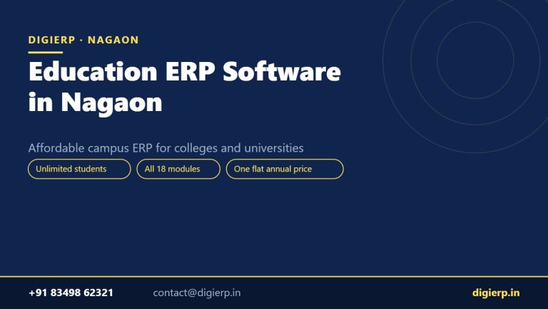 DigiERP campus ERP software for colleges and universities in Nagaon
