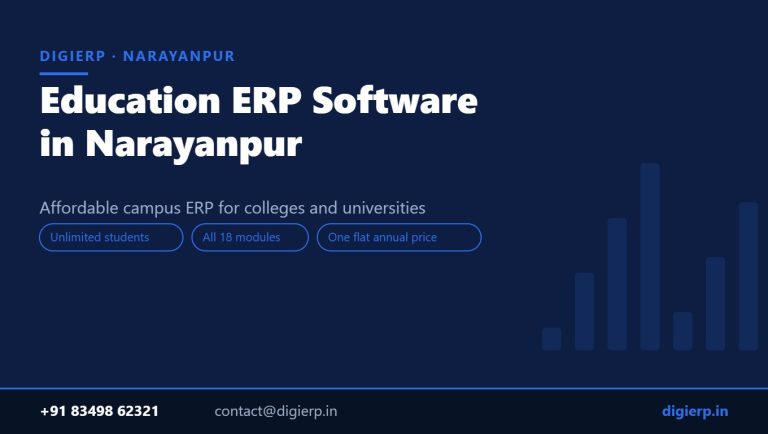 DigiERP campus ERP software for colleges and universities in Narayanpur