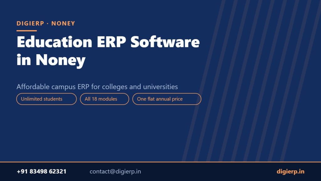 DigiERP campus ERP software for colleges and universities in Noney
