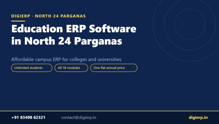 DigiERP campus ERP software for colleges and universities in North 24 Parganas