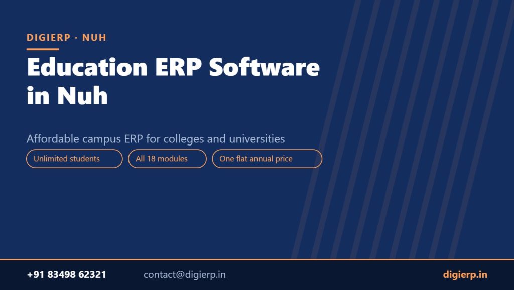 DigiERP campus ERP software for colleges and universities in Nuh