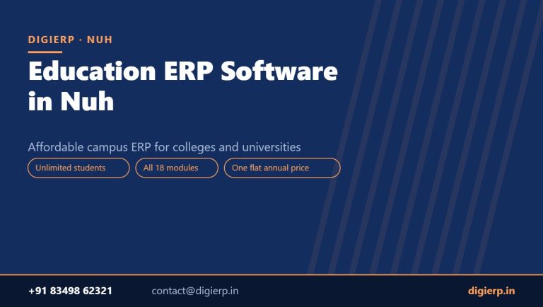 DigiERP campus ERP software for colleges and universities in Nuh
