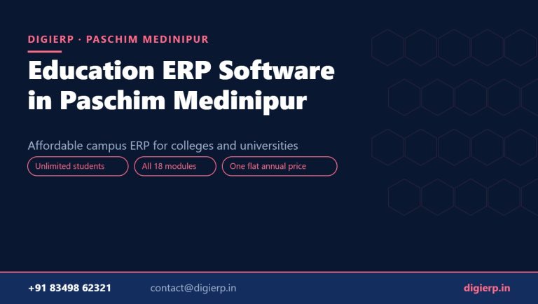 DigiERP campus ERP software for colleges and universities in Paschim Medinipur
