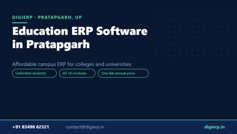 DigiERP campus ERP software for colleges in Pratapgarh, Uttar Pradesh