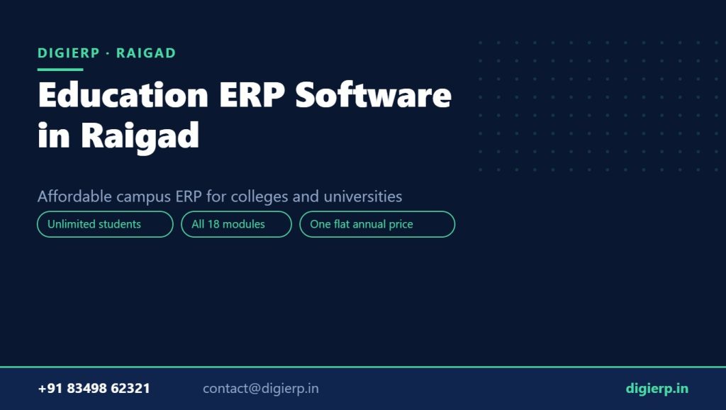 DigiERP campus ERP software for colleges and universities in Raigad