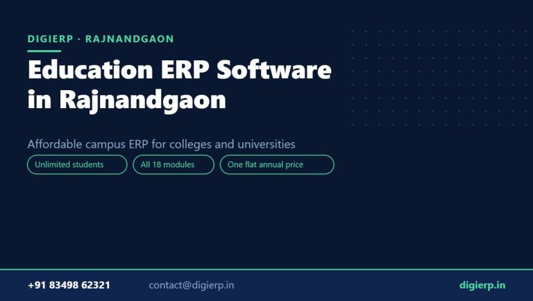 DigiERP campus ERP software for colleges and universities in Rajnandgaon
