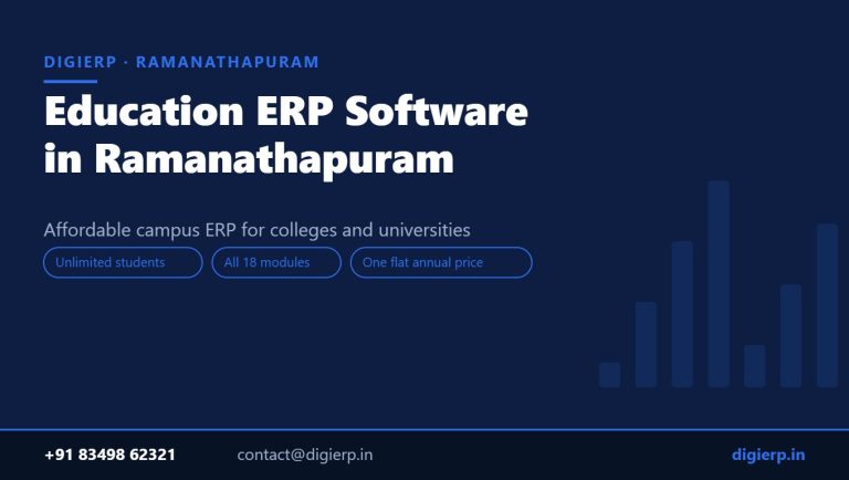 DigiERP campus ERP software for colleges and universities in Ramanathapuram