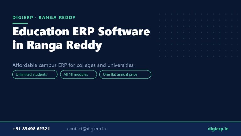 DigiERP campus ERP software for colleges and universities in Ranga Reddy